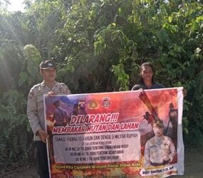 Bhabinkamtibmas Gencar Sosialisasi Karhutla