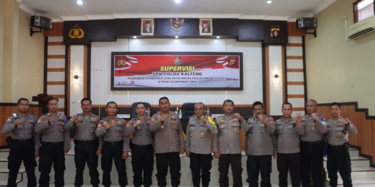 SPN Polda Kalteng melaksanakan Supervisi Latja Siswa di Mapolres Kotim
