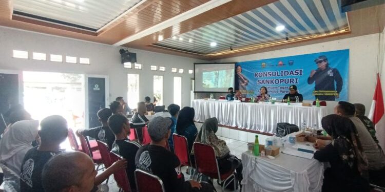 Gelar Konsolidasi Sankopuri, BNNK Sukabumi Gencarkan Diseminasi Informasi P4GN