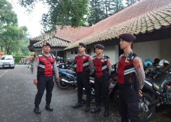 Polres Sukabumi Kota Amankan Pelantikan 71 Kades Terpilih Periode 2023-2029