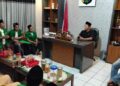 Pererat Silaturahmi, Kapolsek Krian Sambut Hangat Rombongan PAC GP Ansor