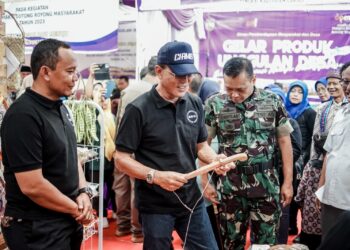 BBGRM di Gelar kecamatan Cisaga, Bupati Ciamis Tekankan Cintai Produk Lokal dan Semangat Gotong Royong