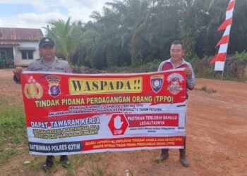 Cegah TPPO, Polsek Parenggean Sosialisasi Kepada Warga Masyarakat