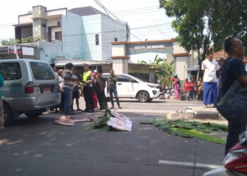 Tragis , Pemuda Asal Keyongan Hantam Truk Elpiji Lalu Terlindas Truk Tronton