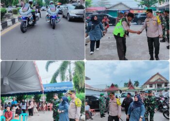 Jaga Situasi Kondusif Polres Kotim Gelar Patroli Skala Besar