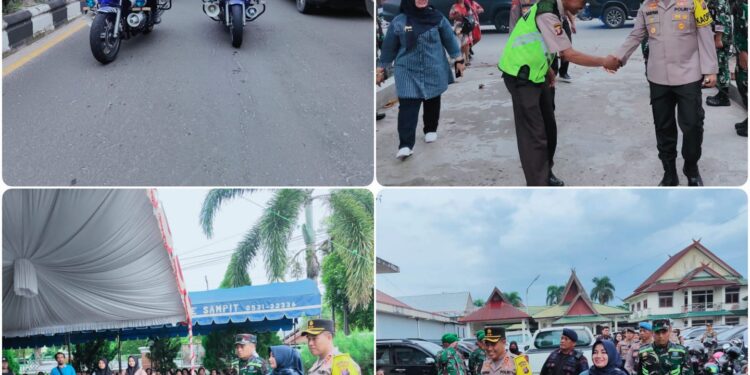 Jaga Situasi Kondusif Polres Kotim Gelar Patroli Skala Besar