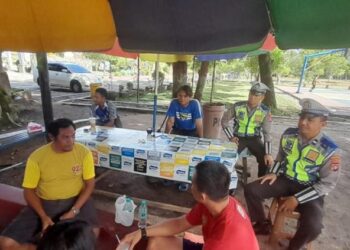 Cegah Gangguan Kamtibmas , Satlantas Polres Kotim Laksanakan Patroli Dialogis
