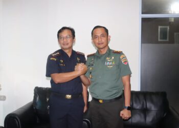 Kunjungan Kordinasi, Dandim 0315/Tanjungpinang Temui Kepala Beacukai Tanjungpinang Bahas Pengawasan Narkoba dan Kepabeanan
