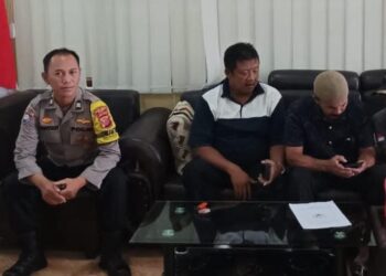 Polsek Ciamis Polres Ciamis Giat rapat Laporan Pertanggungjawaban Bumdesa Mulia Desa Sadananya