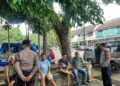 Beri Rasa Aman, Personel Sat Samapta Polres Ciamis Giat Himbauan Kamtibmas di Pasar Ciamis
