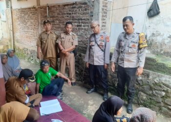 Polsek Sukadana Polres Ciamis Monitoring Pembukaan Bumbung di Desa Margajaya