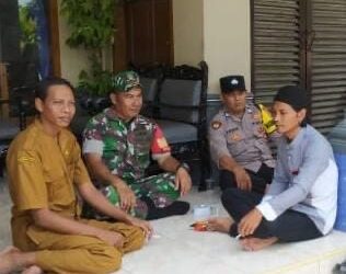 Ops Mantap Brata, Polsek Lakbok Polres Ciamis Patroli Dialogis ke Warga di Desa Sukanagara