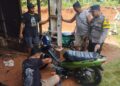 Ops Mantap Brata, Polsek Sukadana Polres Ciamis Datangi Warga Salakaria Beri Imbauan Kamtibmas