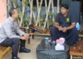 Dalam rangka OMB 2024 Gali Informasi, Polsek Cimargas Polres Ciamis Kunjungan Silaturahmi kepada Kepala Desa Beber