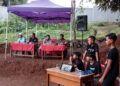 Polsek Ciamis Polres Ciamis Monitoring Gelaran Lomba Voli di Desa Mekarjadi