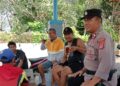 Ops Mantap Brata, Polsek Pamarican Polres Ciamis Patroli Dialogis ke Warga Lumbungsari