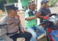 Ops Mantap Brata, Kanit Samapta Polsek Sukadana Polres Ciamis Dialogis ke Warga Desa Margaharja