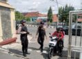 Penebalan Keamanan, Satuan Samapta Siaga di Pos Jaga Mako Polres Ciamis