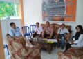 Polsek Sukadana Polres Ciamis Koorkom Bersama Panwascam Sukadana Wujudkan Pemilu Damai 2024