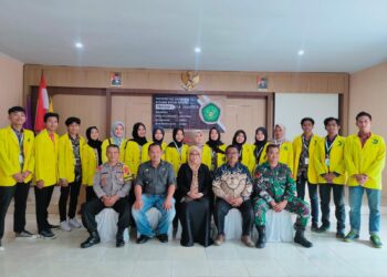 Polsek Cipaku Polres Ciamis Giat KKN mahasiswa Unsil Tasikmalaya di Desa Jalatrang