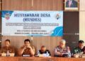 Polsek Kawali Polres Ciamis Ikuti Musdes di Desa Citereup
