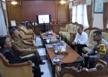 Perkuat Sinergitas Polri-Pemerintah, Kapolres Ciamis Silaturahmi Bareng Bupati di Makopolres