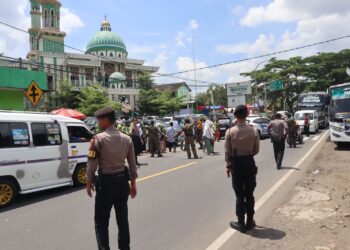 Sat Binmas Polres Ciamis Gelar Pengamanan Haul Al Magfurlah KH Muhammad Sirodj ke 27 Tahun
