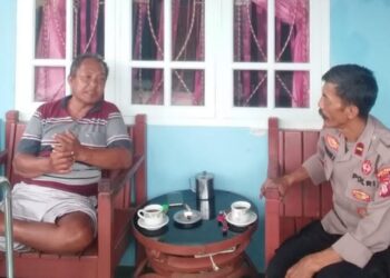 Beri Rasa Aman, Polsek Cikoneng Polres Ciamis Kunjungan Silaturahmi kepada Warga Perum Rancamaya Desa Sukasenang