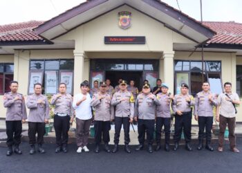 Polres Ciamis Giat kujungan kerja ke Kantor Polsek Cijeungjing