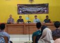 Polsek Cimaragas Polres Ciamis Monitoring Pelantikan KPPS Desa Janggala