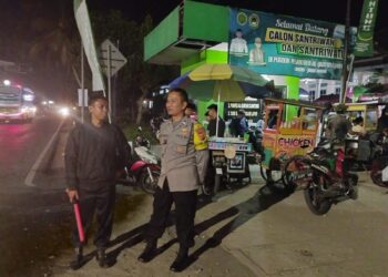 Berikan Rasa Nyaman, Polsek Cijeungjing Polres Ciamis Intens Patroli Biru di Malam Hari