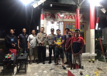 Jelang Pemilu, Kapolsek Ketapang Laksanakan Cooling System Dengan Menyambangi Pos Satkamling