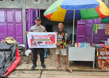Polsek Cempaga Hulu Laksanakan Sosialisasikan Pemilu Damai 2024