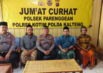 Polsek Parenggean, Kembali Laksanakan GIat Jumat Curhat