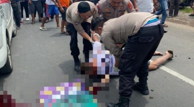 Tabrakan Dua Sepeda Motor Mengakibatkan Satu Orang Meninggal Dunia