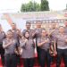 Kapolres Ciamis Pimpin Upacara Korps Raport Kenaikan Pangkat Puluhan Anggota Polri