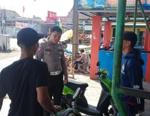Humanis, Satlantas Polres Ciamis Binluh ke Warga Sindangkasih Terkait Knalpot Brong