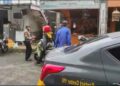 Cipta Kondisi, Personel Sat Samapta Polres Ciamis Giat Himbauan Kamtibmas di Pasar Subuh Ciamis