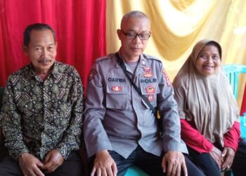 Ops Mantap Brata, Polsek Sukadana Polres Ciamis Patroli Dialogis ke Warga di Desa Bunter