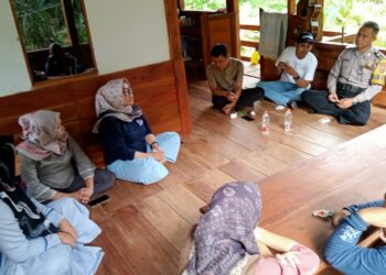 Ops Mantap Brata, Polsek Ciamis Polres Ciamis Patroli Dialogis ke Dusun Balemoyan
