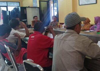 Ops Mantap Brata, Polsek Ciamis Patroli Dialogis di Desa Imbanagara Cipta Kondisi Hadapi Pemilu 2024