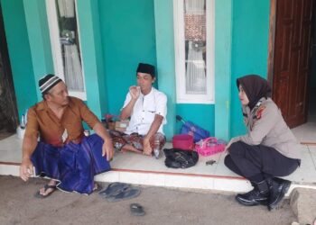 Antisipasi Gangguan Kamtibmas, Polsek Ciamis Kunjungan Silaturahmi kepada Warga Desa Saguling