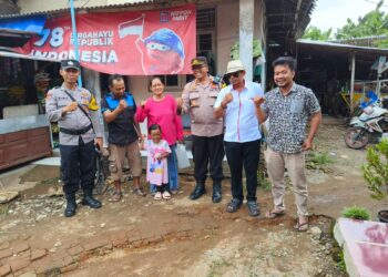 Berbagi Kasih Kapolsek Klangenan, Kepedulian Terhadap Anak Stunting