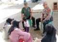 Ops Mantap Brata, Tiga Pilar Kecamatan Sukadana Datangi Warga Sampaikan Binluh Kamtibmas