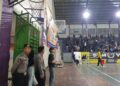 Sat Samapta Polres Ciamis Giat PAM Pertandingan Bola Voli antar SLTA sederajat se-Priangan Timur di Gedung GGT