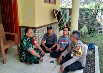Ops Mantap Brata, Polsek Ciamis Polres Ciamis Patroli Dialogis ke Warga Karangampel