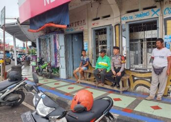 Tiga Personel Samapta Patroli Dialogis Sasar Tiga Lokasi Cipta Kondisi Ops Mantap Brata
