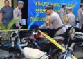 Sepekan, Polres Ciamis Amankan 70 Kendaraan Berknalpot Tak Sesuai Spesifikasi