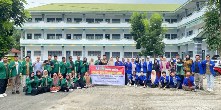 BEM Nusantara Sumatera Utara Kabupaten Padang Lawas Ajak Masyarakat Laksanakan Pemilu Damai 2024 Tanpa Hoax Dan Ujaran Kebencian