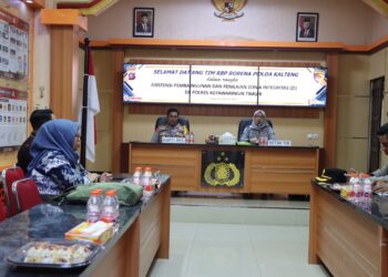 Tingkatkan Kepercayaan Masyarakat Terhadap Polri Polres Kotim Gelar Asistensi Pembangunan dan Penilaian Zona Integritas